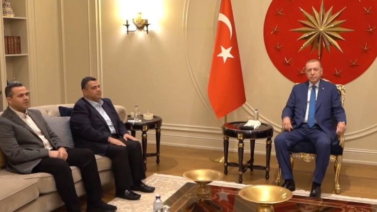 Cumhurbaşkanı Erdoğan, İsmail Haniye’nin çocuklarını kabul etti